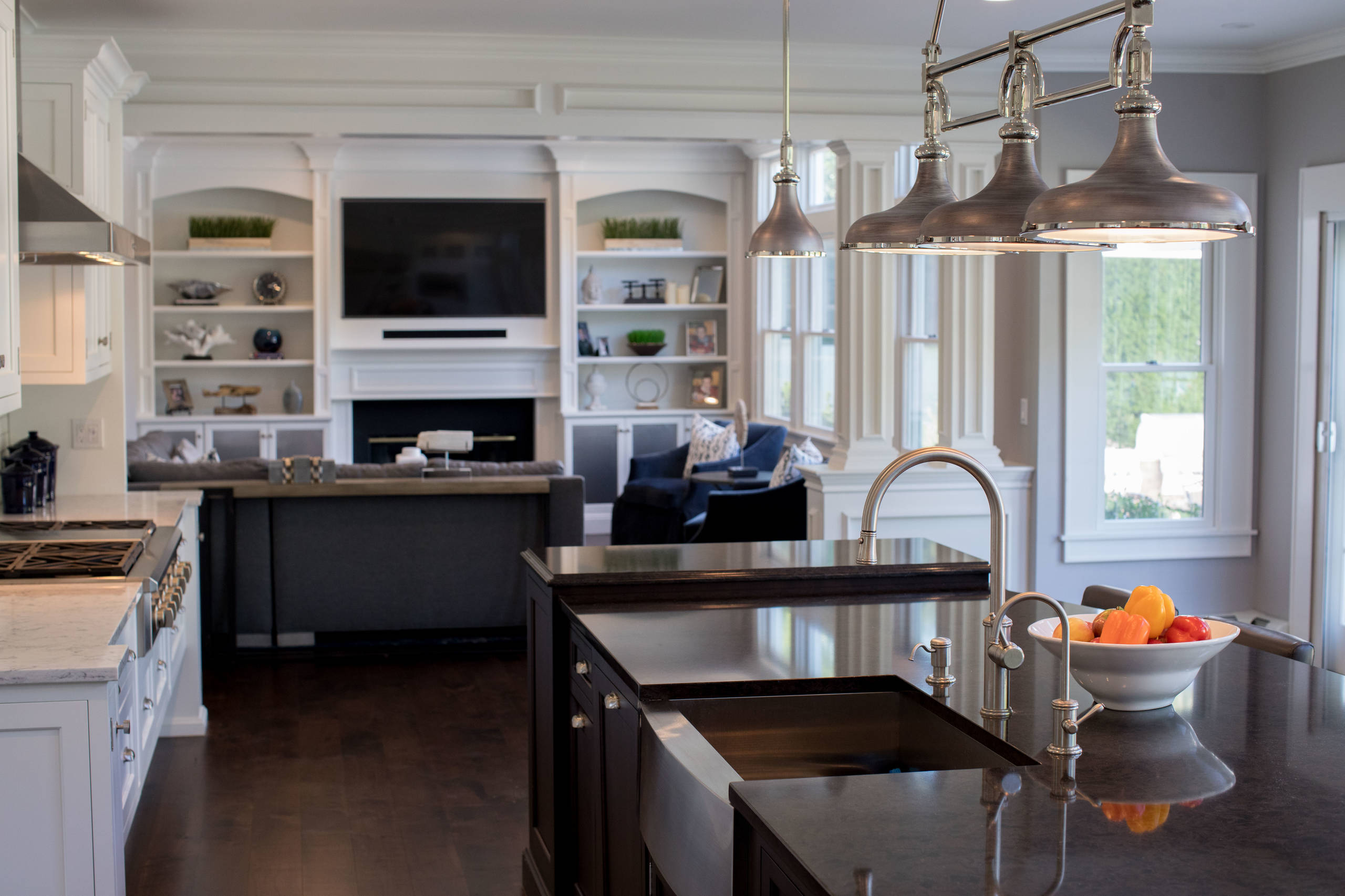 Transitional Kitchen/Great room