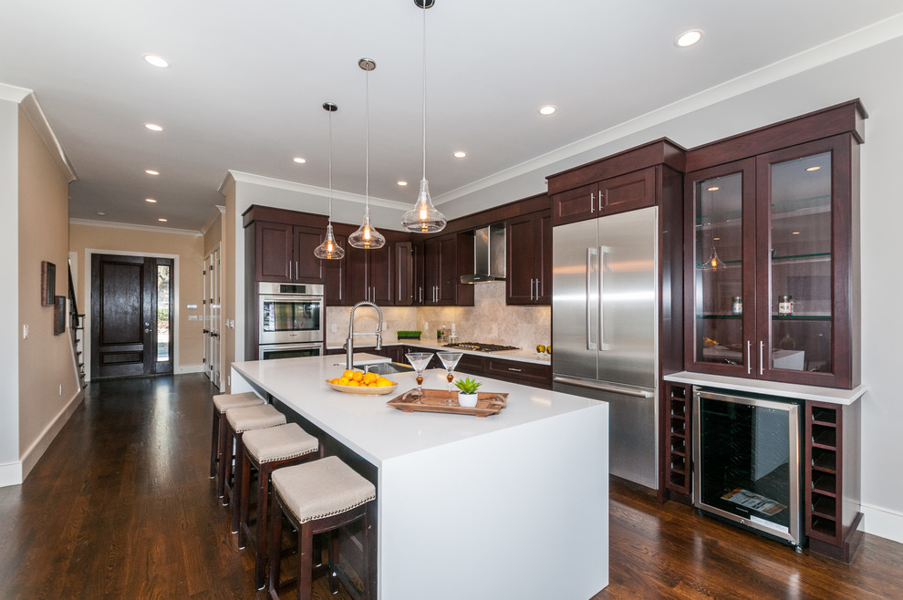Kitchen - transitional kitchen idea in Boston