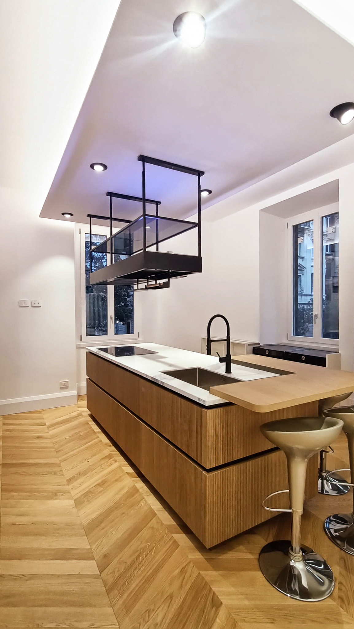 Un grande appartamento in zona Parioli