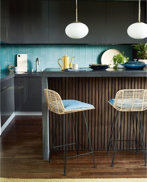 Bar Stools with Back rests maritimt-koekken