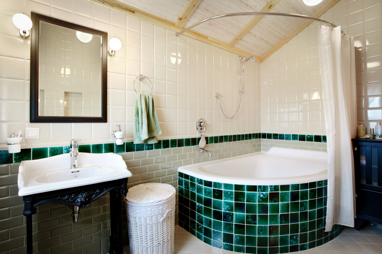 Дом из клееного бруса в стиле Прованс