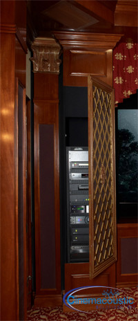 Home theater - traditional home theater idea