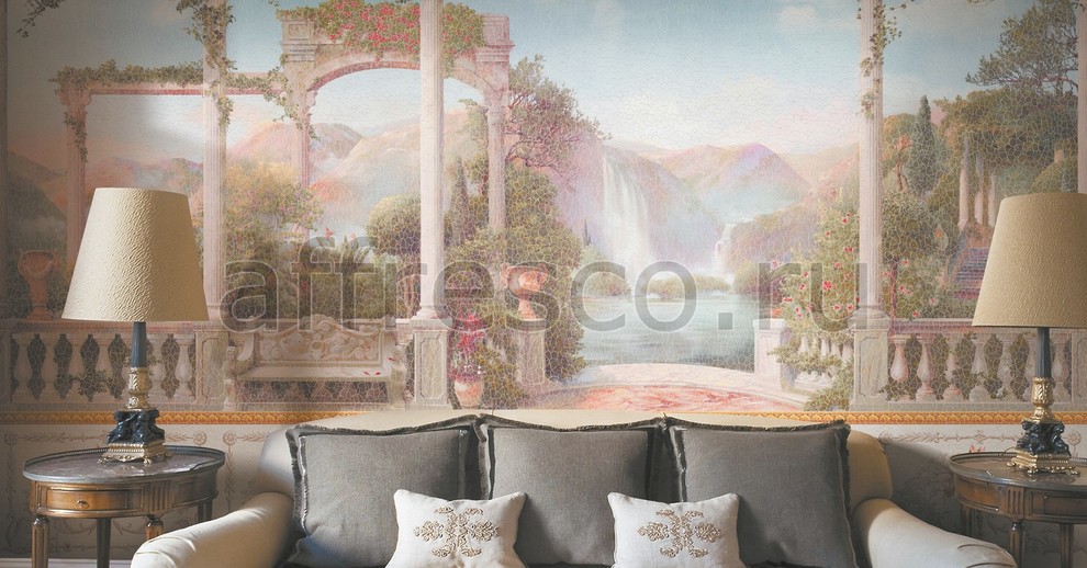 Фрески и фотообои в интерьере