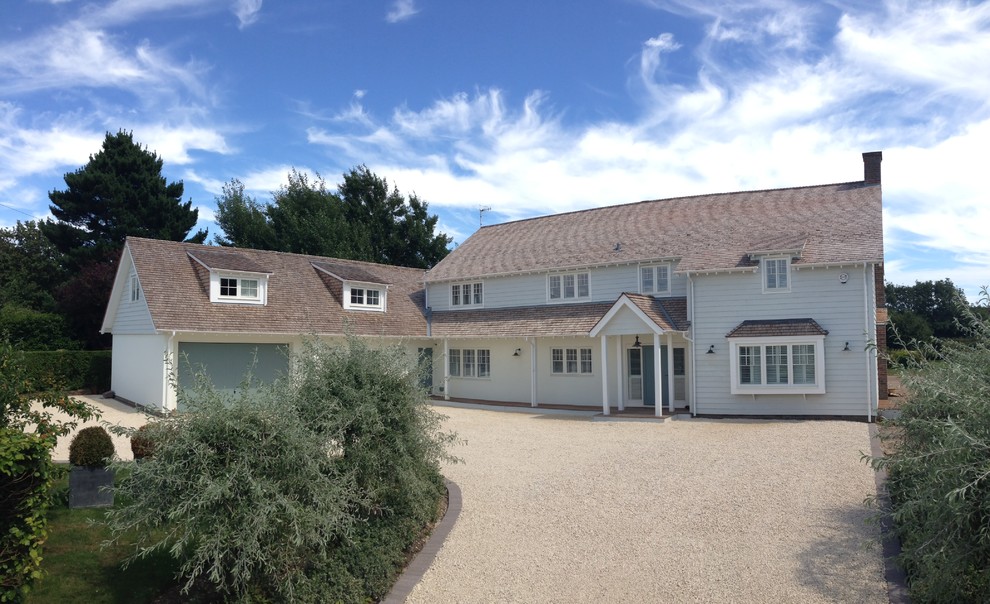 This is an example of a beach style exterior in Sussex.