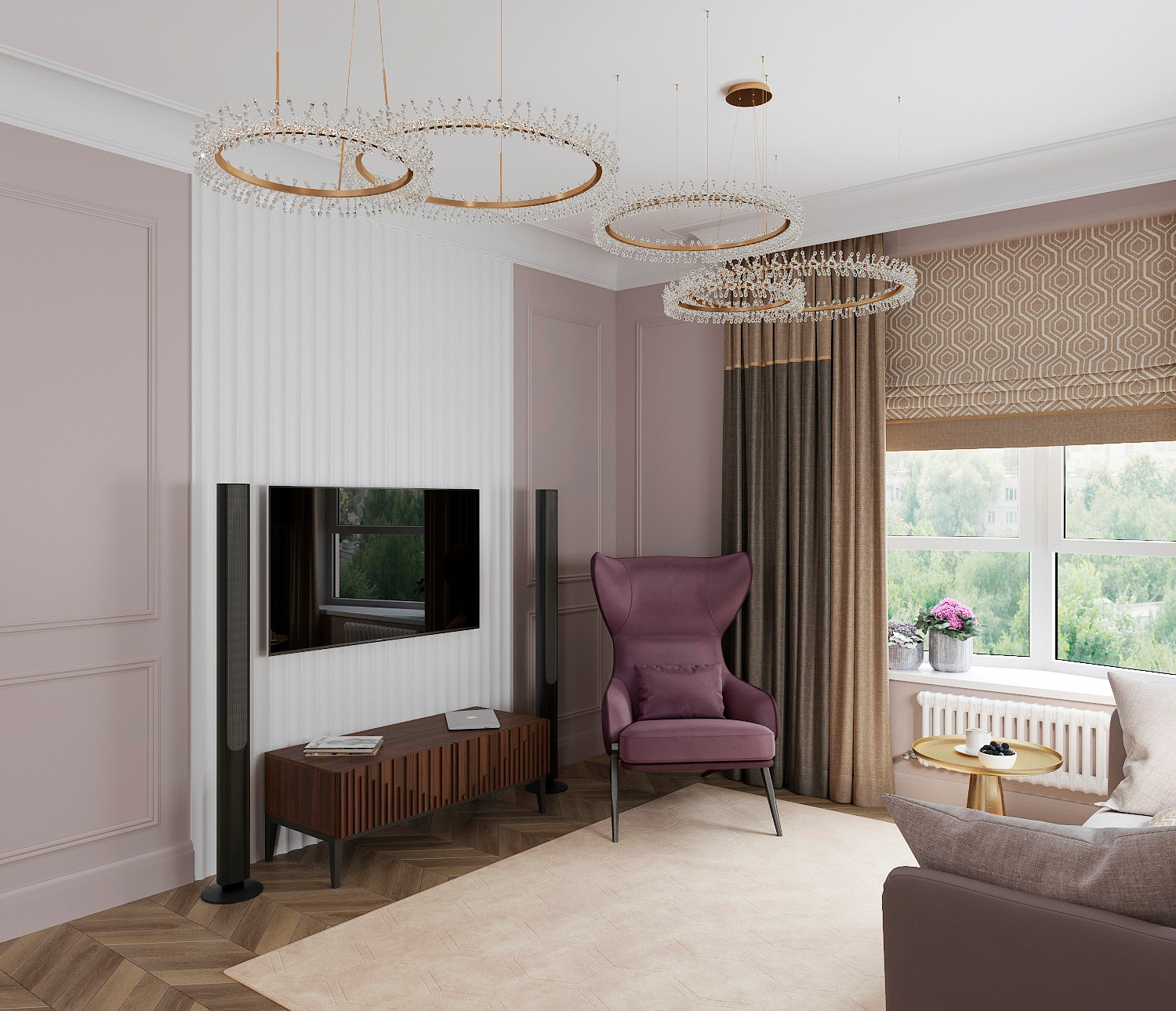 Квартира в стиле современная классика