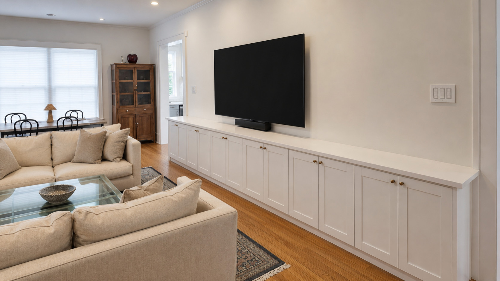 Dallas TX - Master Bathroom Renovation & Custom Built-Ins Installation