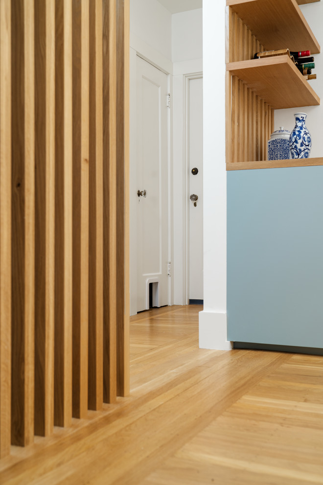 Modern Remodel with Custom White Oak Millwork