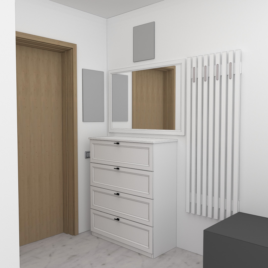 Прихожая визуализация