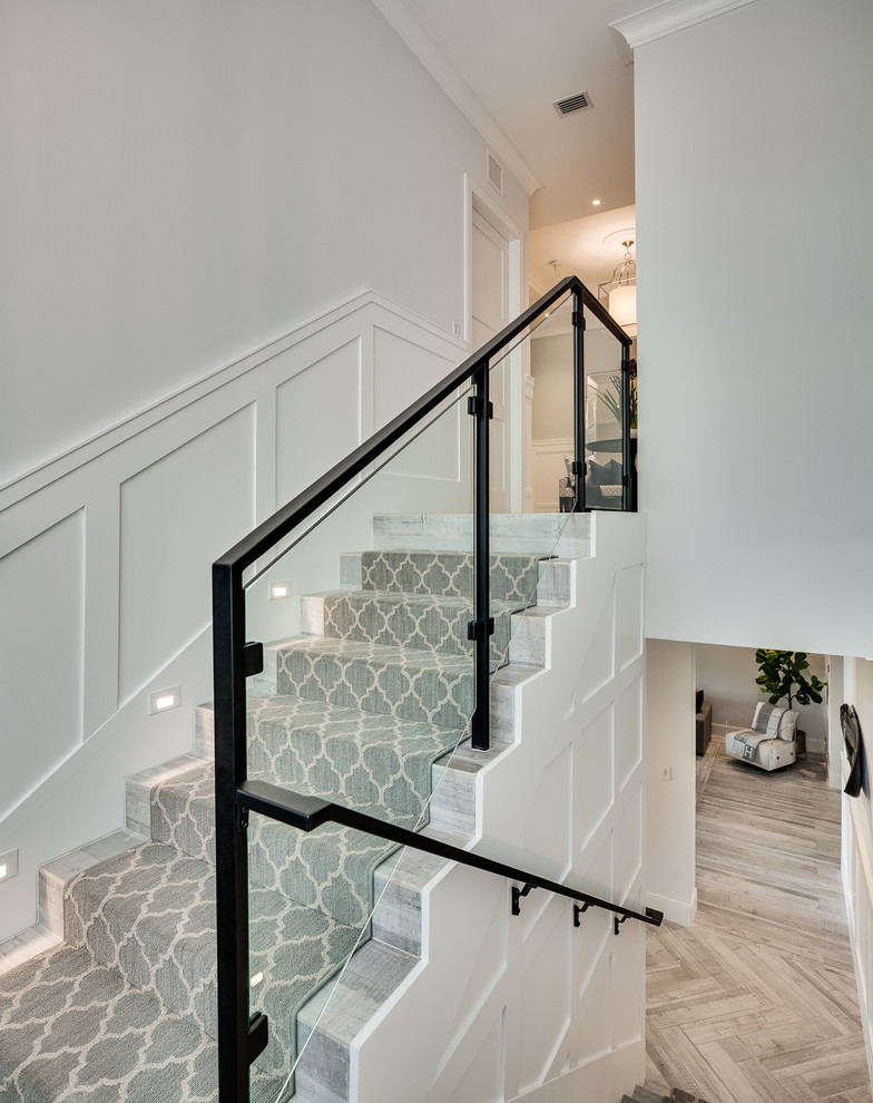 Eastern Shores Estate - Beach Style - Staircase - Miami - by Janet ...