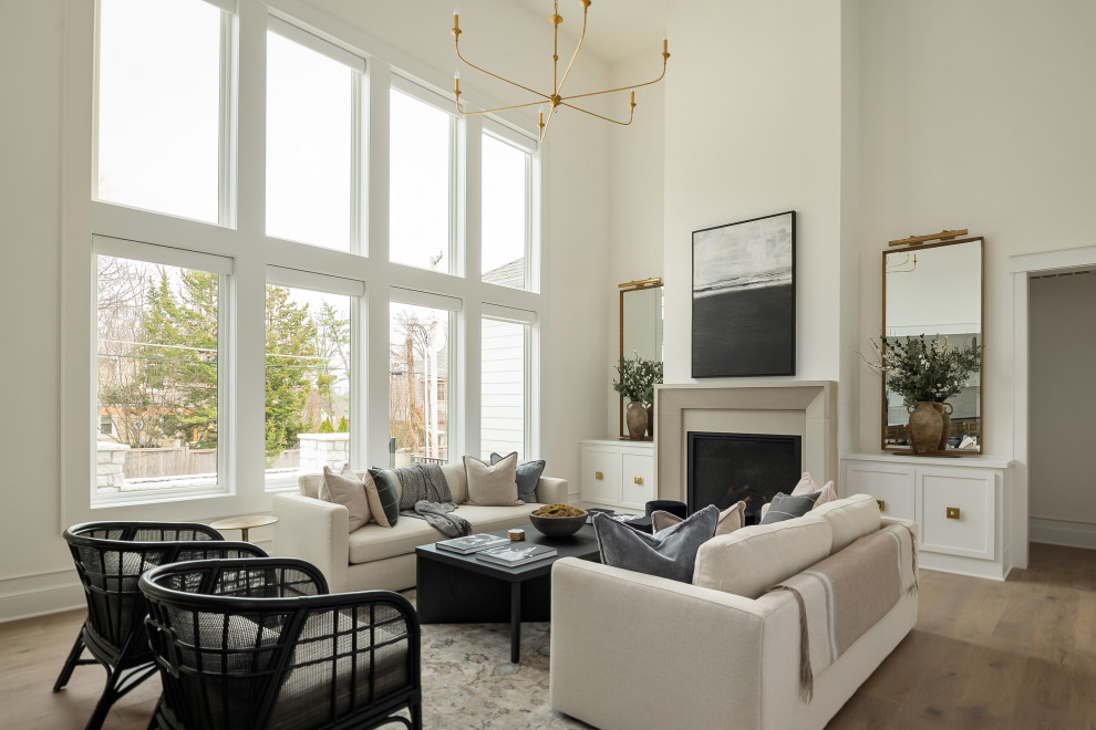 Reinhardt Estates Transitional Living Room Kansas City by Nate