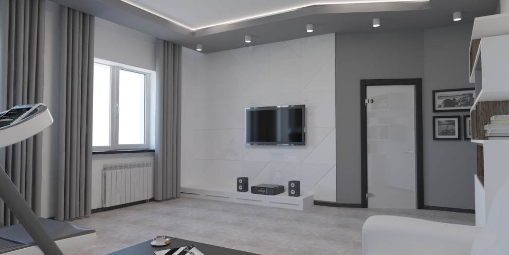 Коттедж в стиле хай тек