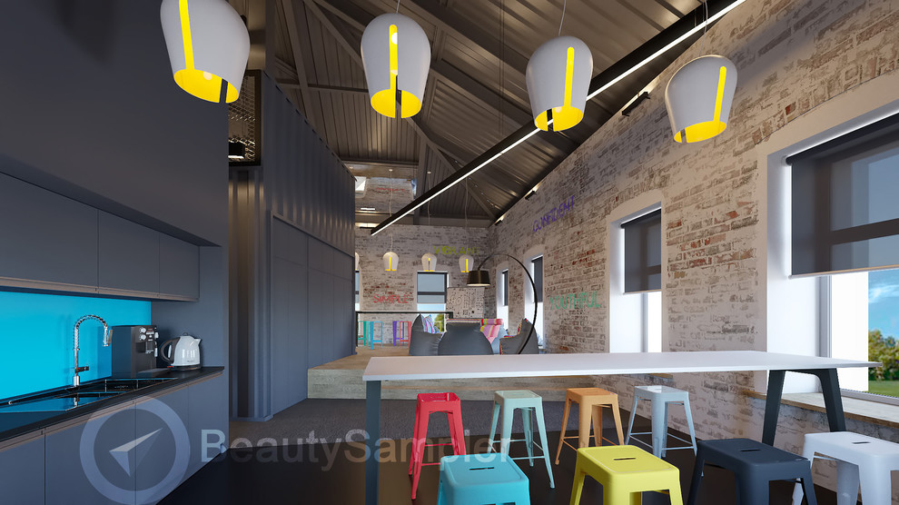 Интерьер офиса Logitech. Выполнялся совместно с OFFCON.