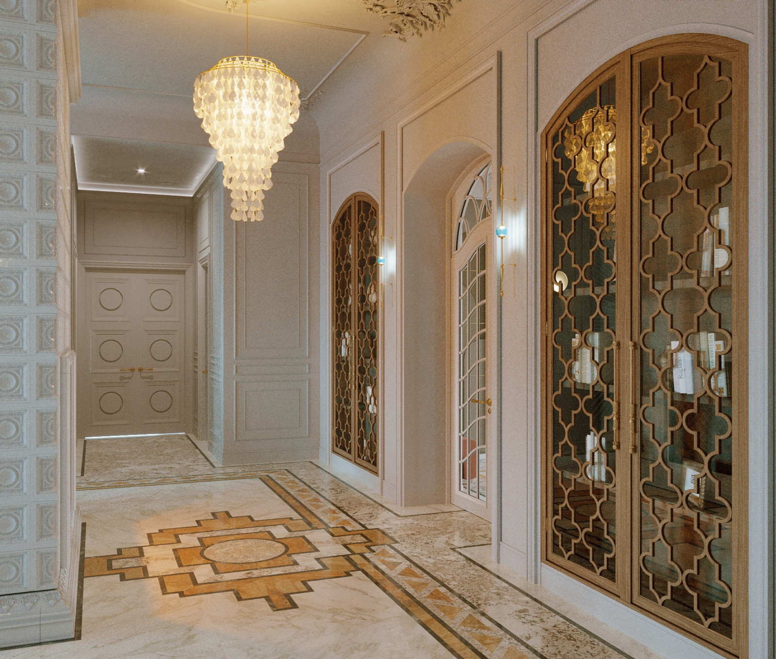 Проект гостиной в частном доме.