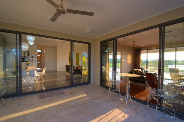 Fairweather Display Home contemporary-courtyard