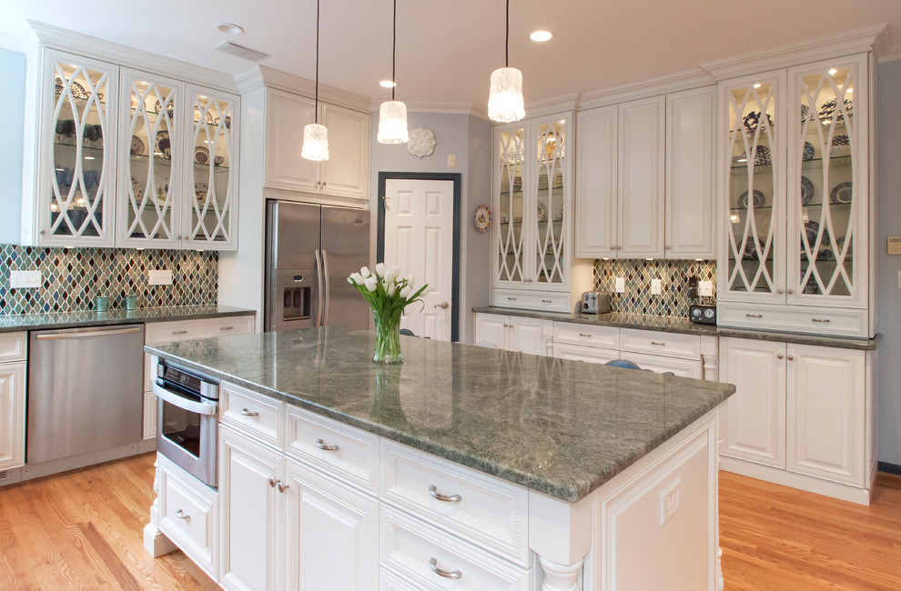 This is an example of an eclectic kitchen in DC Metro.