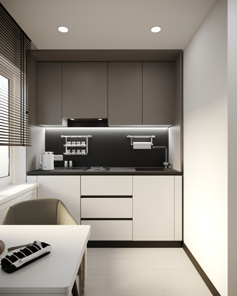 Проект для молодого человека-спортсмена в стиле "White minimalism"