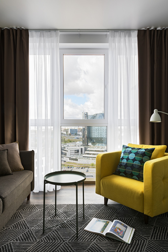 Арендная квартира с зеленой стеной в г. Минске.