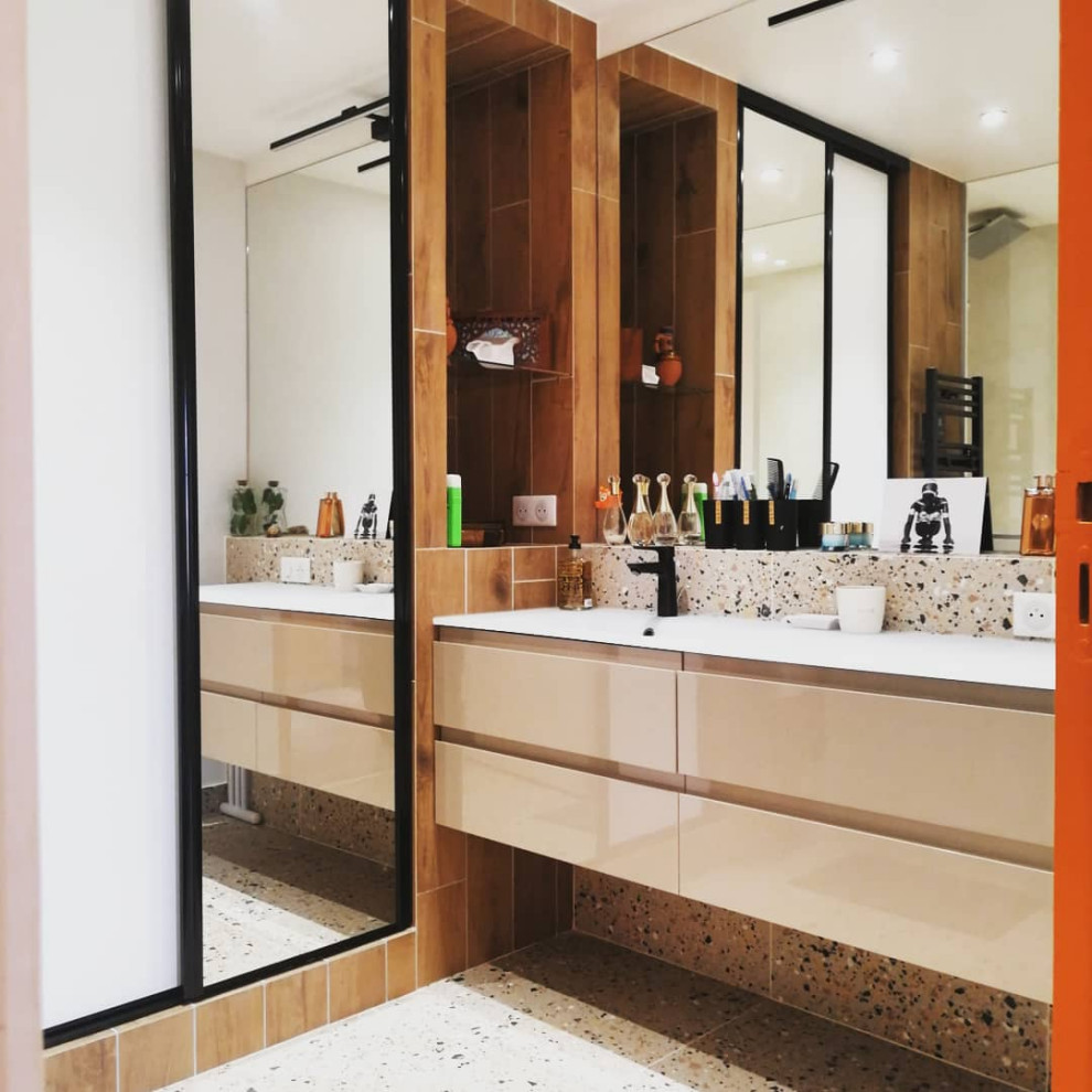 Salle de bain - Double vasque - Placard