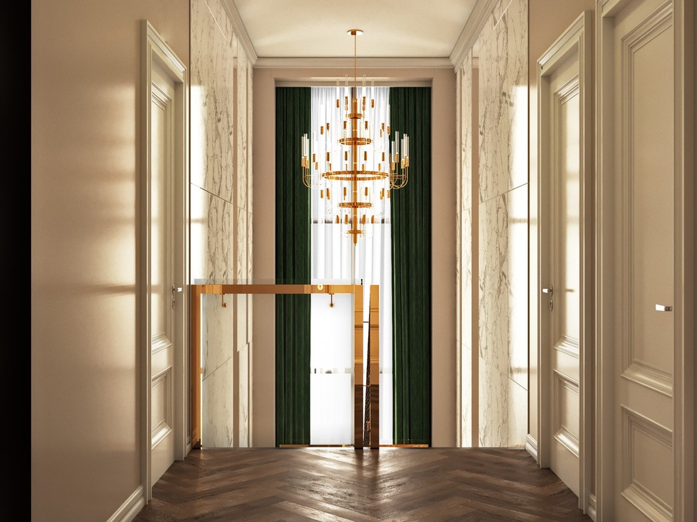 Коттедж в п. Юбилейный 160м2 во французском стиле Арт-Деко