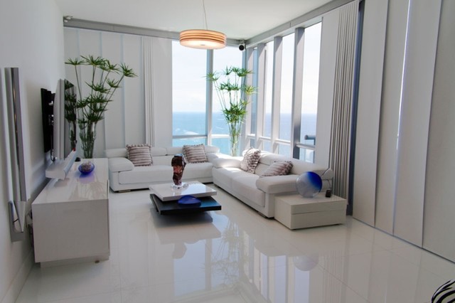 Penthouses contemporary-living-room