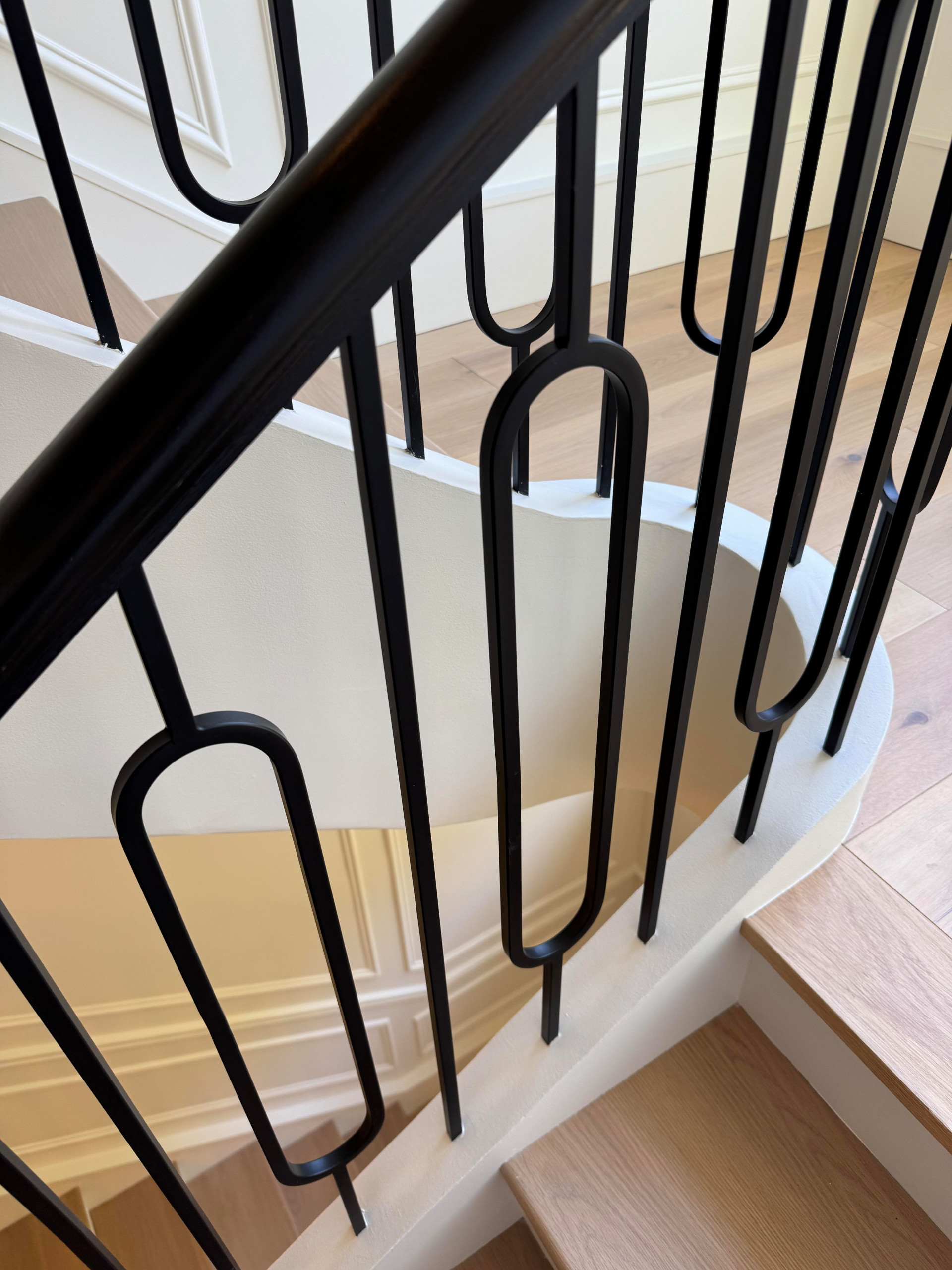 134_Stunning Straight Stair with an Elliptical Twist, McLean, VA 22101