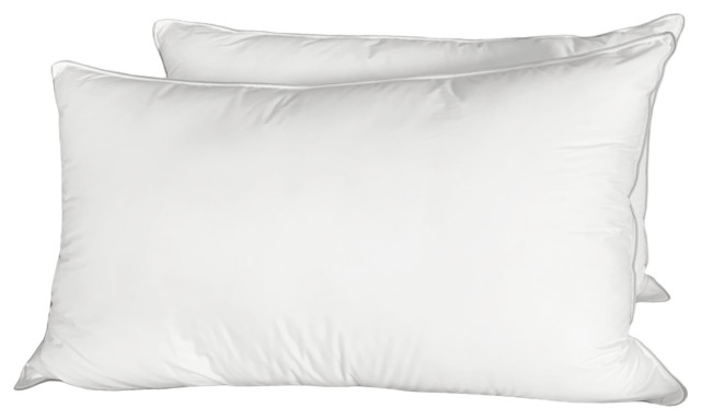 Natural Comfort Allergy Shields Microfiber Pillows, Queen