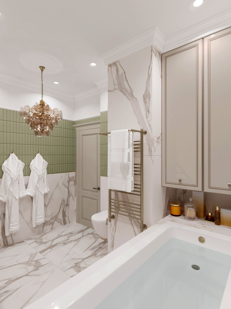 Ванная комната в стиле современной классики
