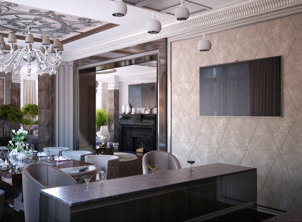 гостиная в стиле арт деко