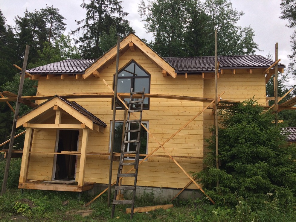 Проект каркасного дома 103 м2 - 2 этажа