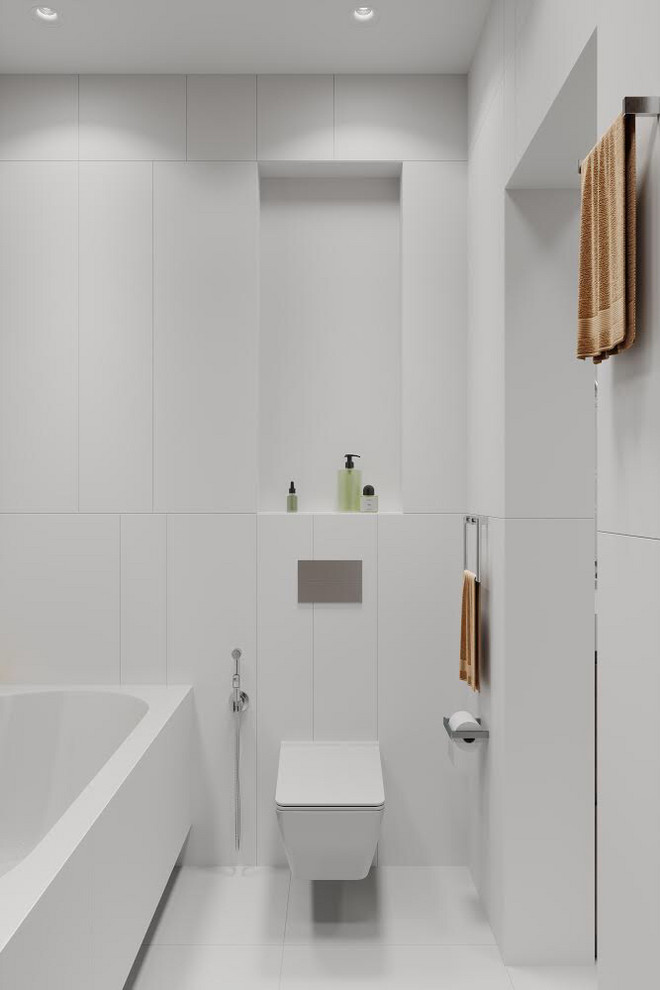 Дизайн-проект квартиры в стиле минимализм (Дыбенко)