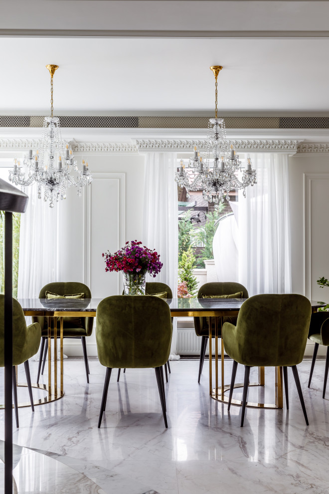 Гипсовая лепнина Аврора в интерьере частного дома в Краснодаре