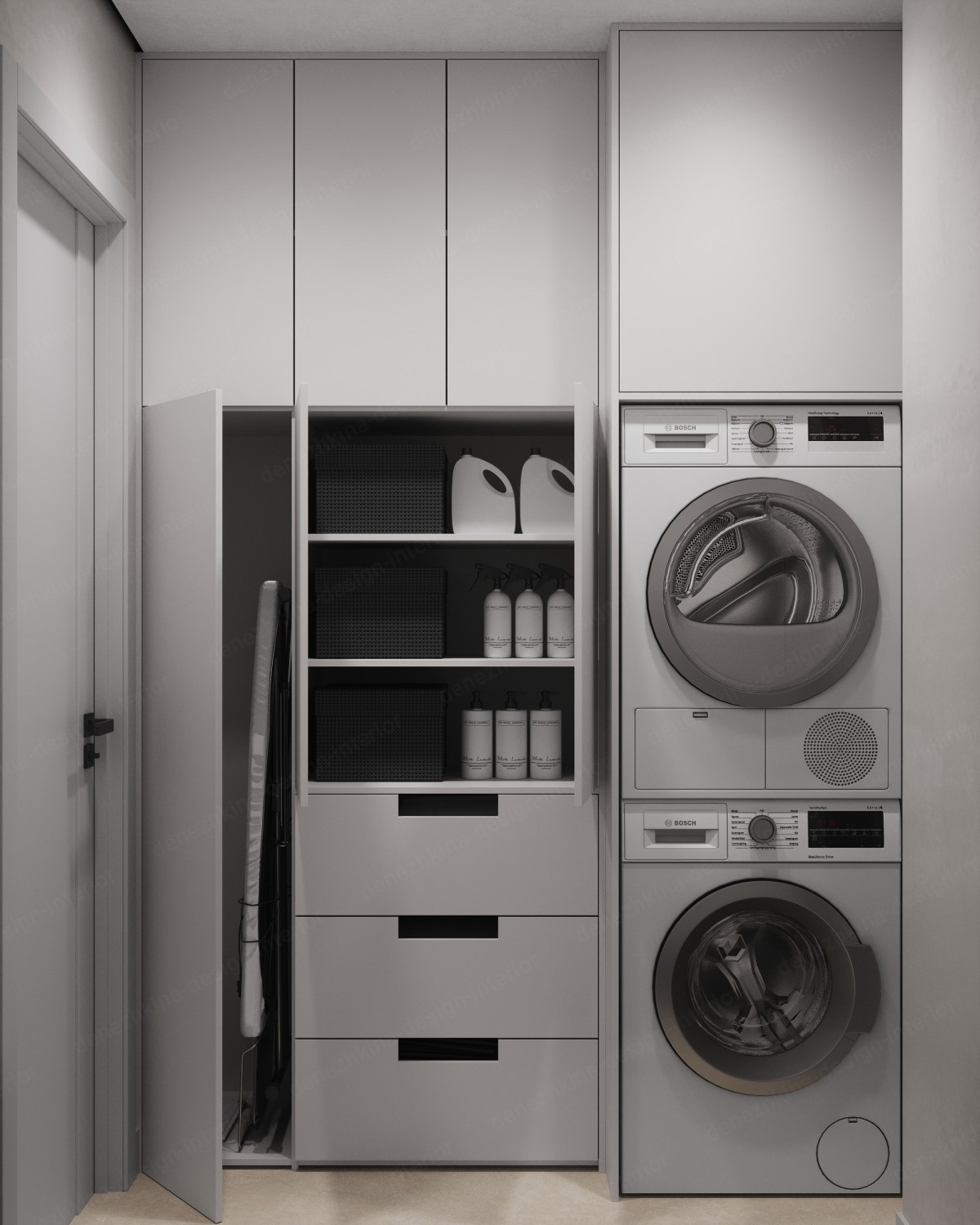 Дизайн проект 3 комнатной квартиры - Красногорск