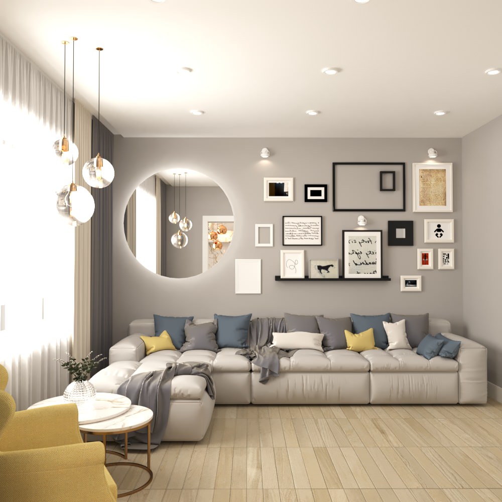 Дизайн квартиры 90 кв.м.