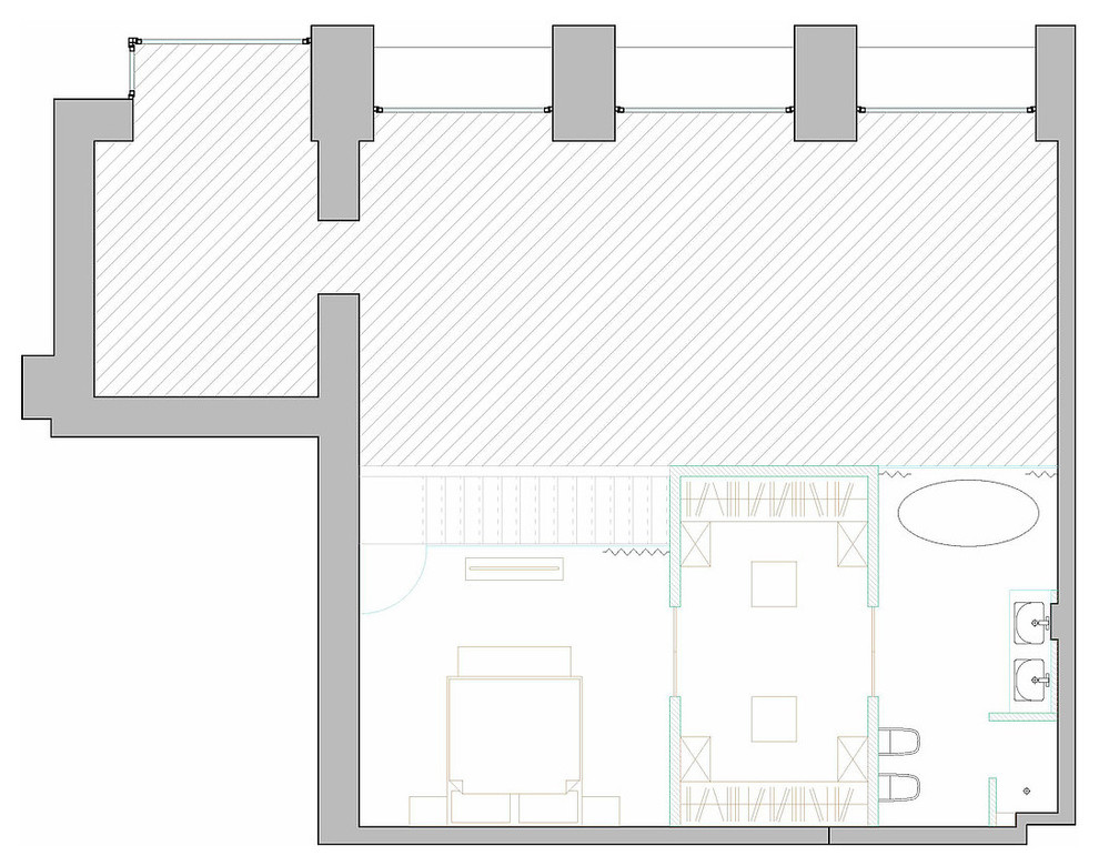 Двухуровневая квартира на Проспекте Мира
