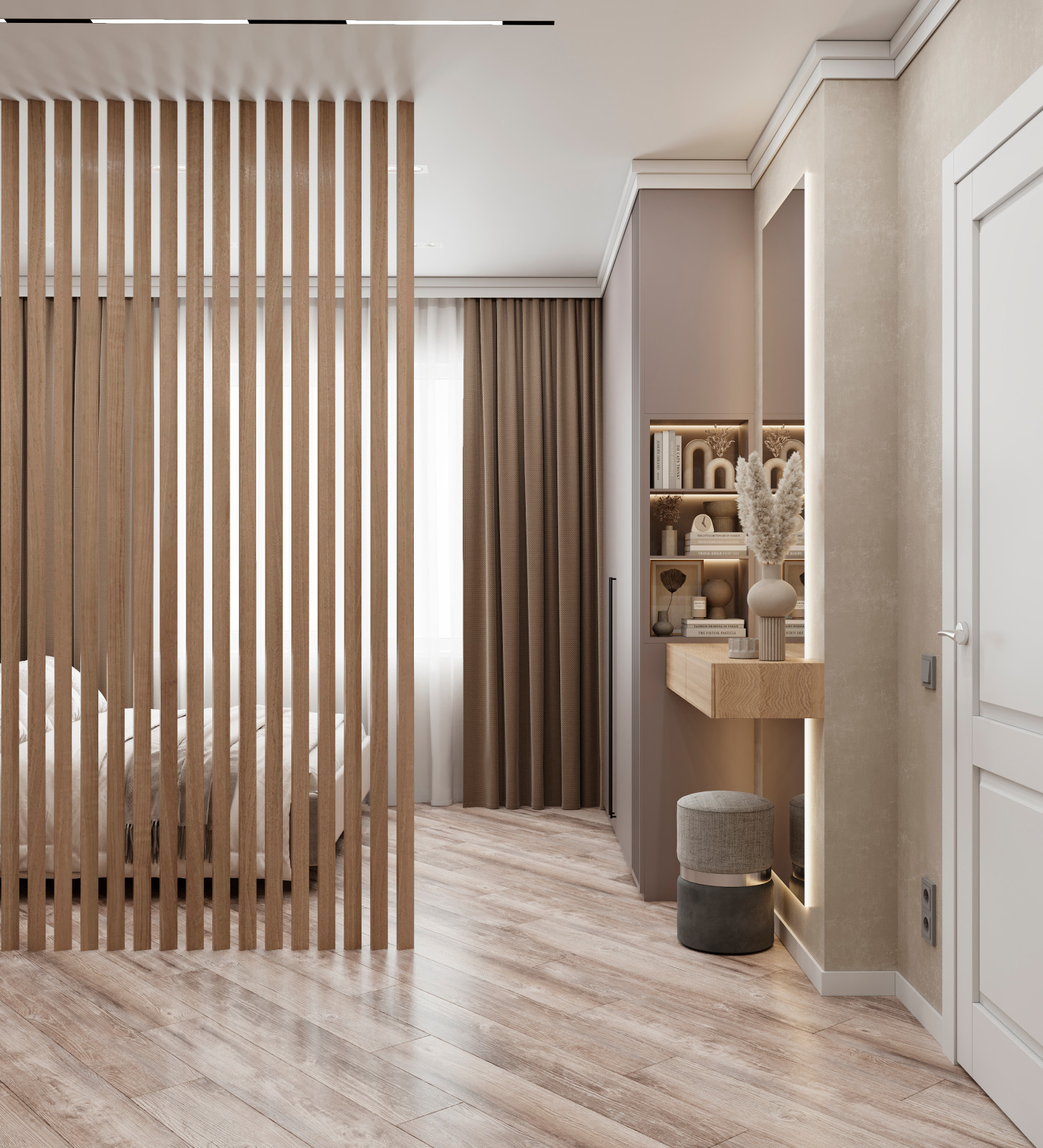 Квартира минимализм для небольшой семьи