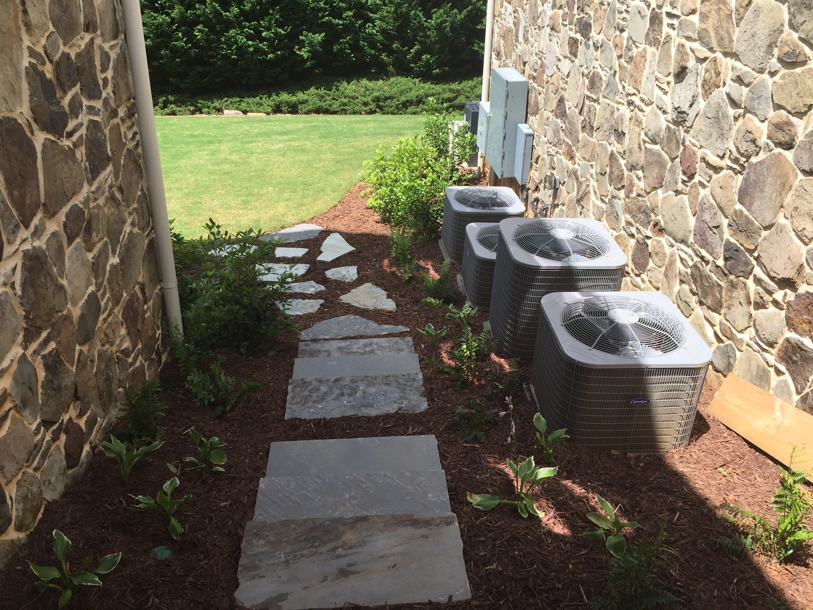 Milton Enhancements -- Hardscape, Step Treads, Stepping Stones