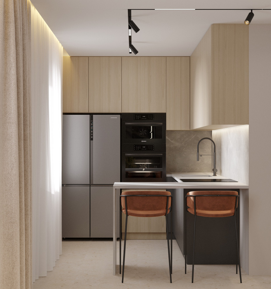 Гостиная для холостяка 70м²