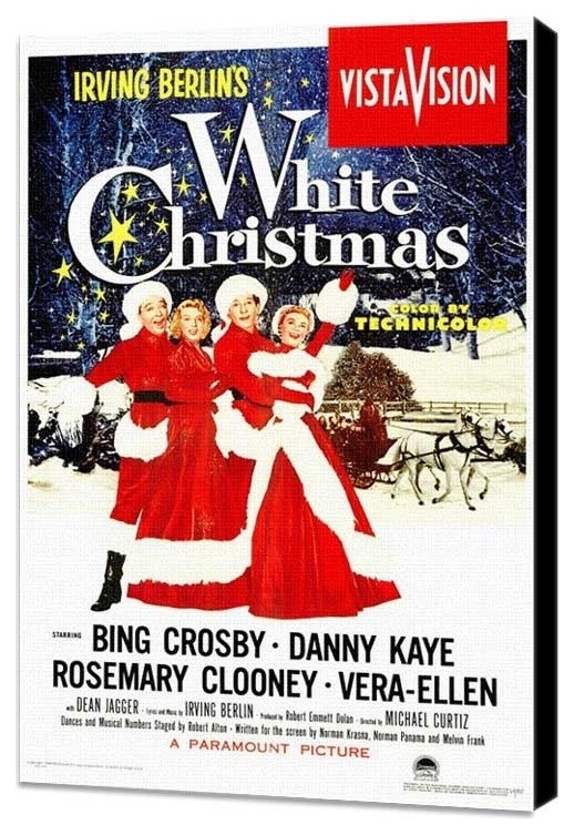 White Christmas 11 x 17 Movie Poster - Style A - Museum Wrapped Canvas