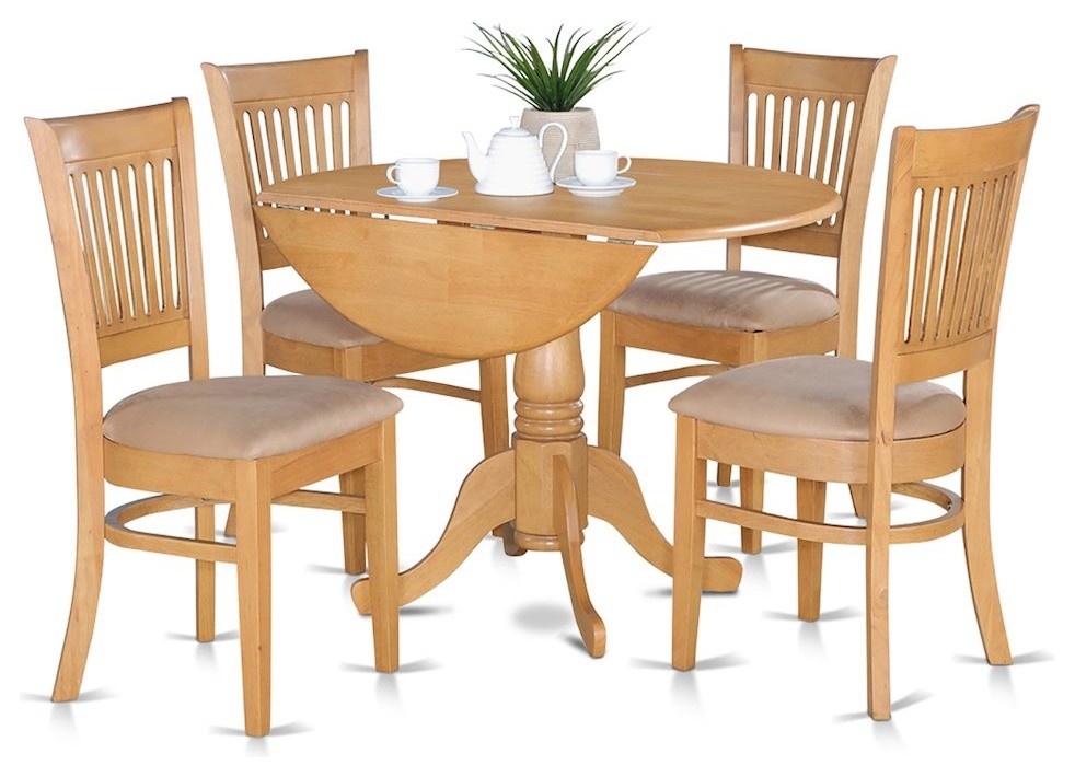 small drop leaf kitchen table and 4 chairs