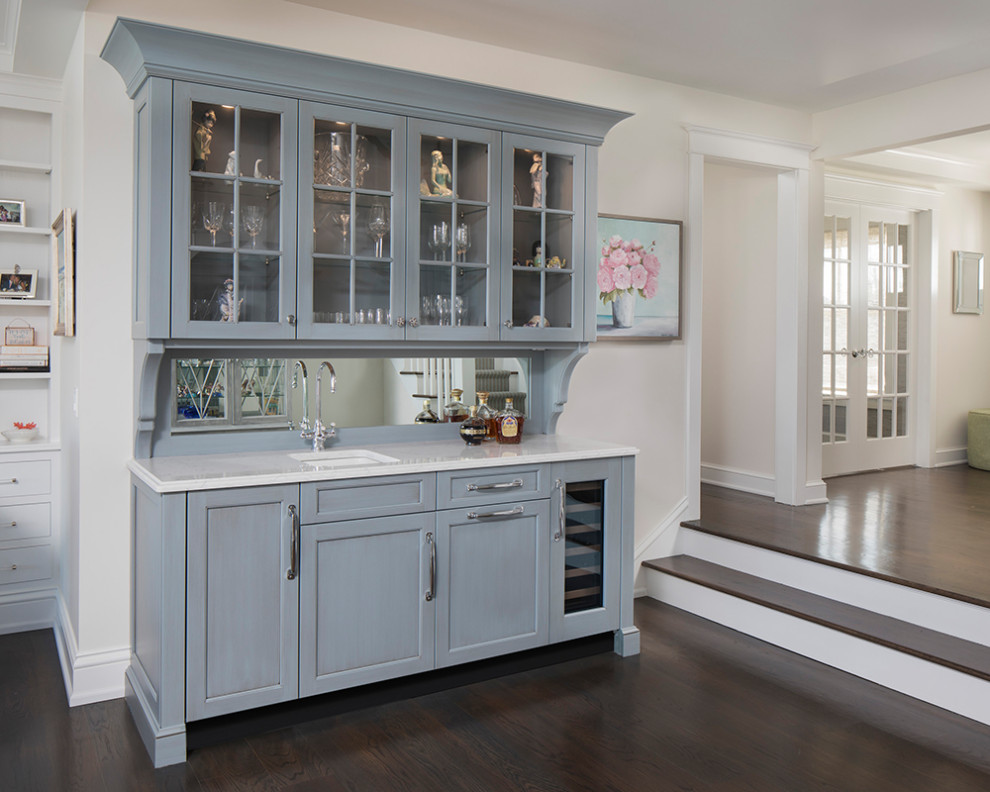 Wet Bar Traditional Home Bar New York by Francie Milano
