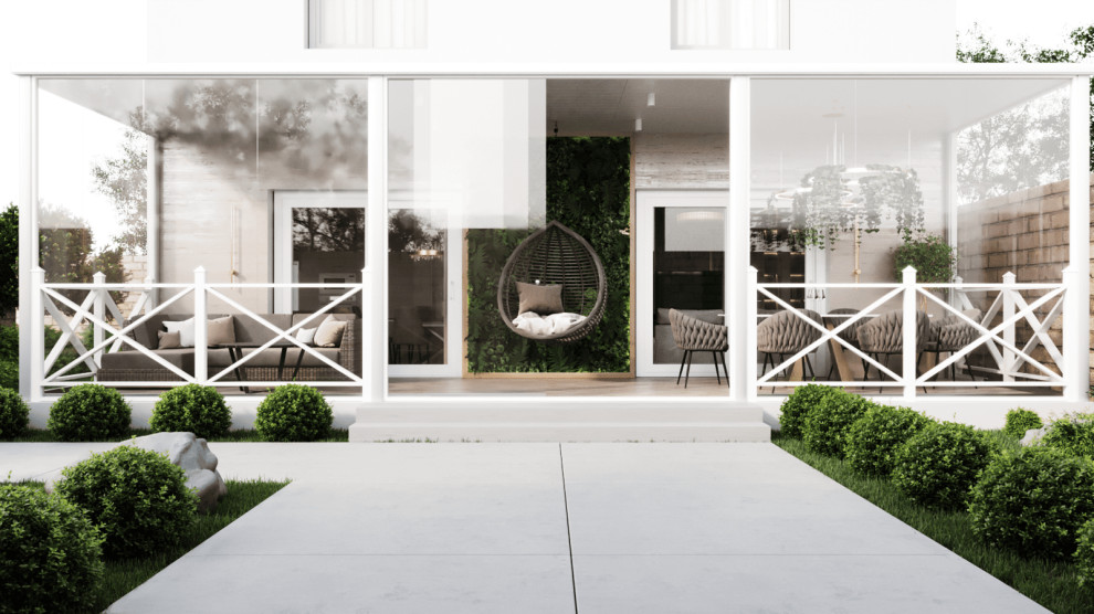 2-х этажный коттедж Дизайн проект и реализация