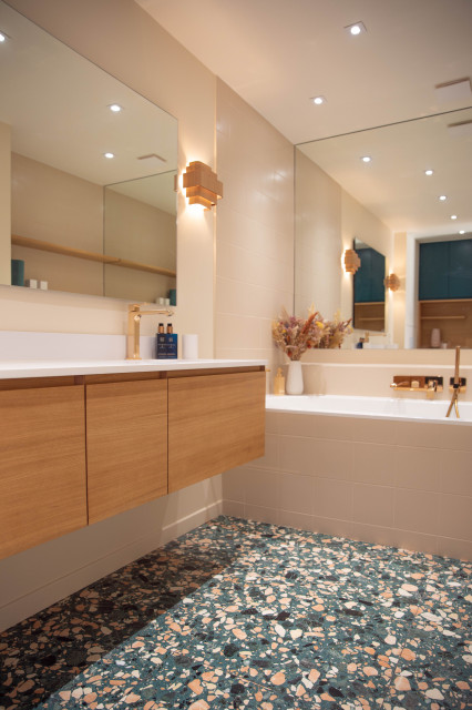 Duplex - Paris Duroc modern-badezimmer