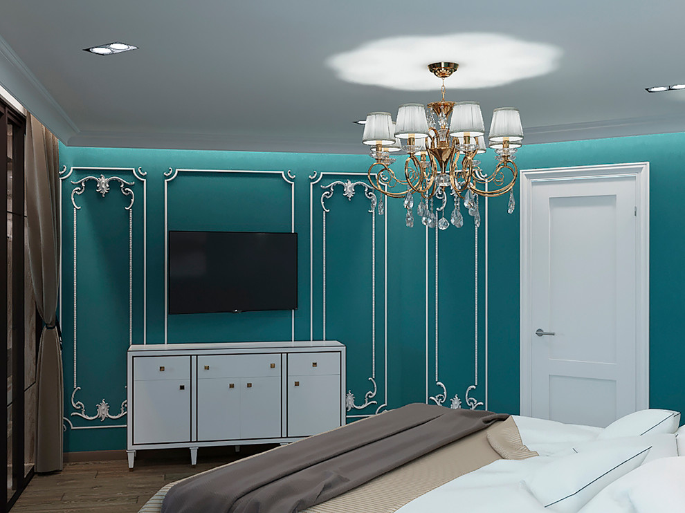 Спальная с гардеробом и кабинетом