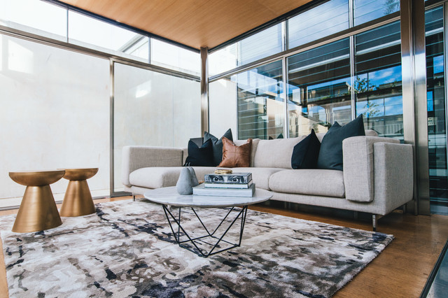 Woollahra House contemporary-vardagsrum