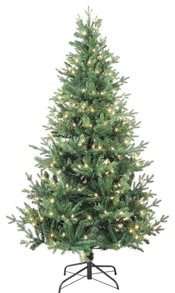 Kurt Adler 6' PreLit Clear Incandescent Jackson Pine Tree Christmas