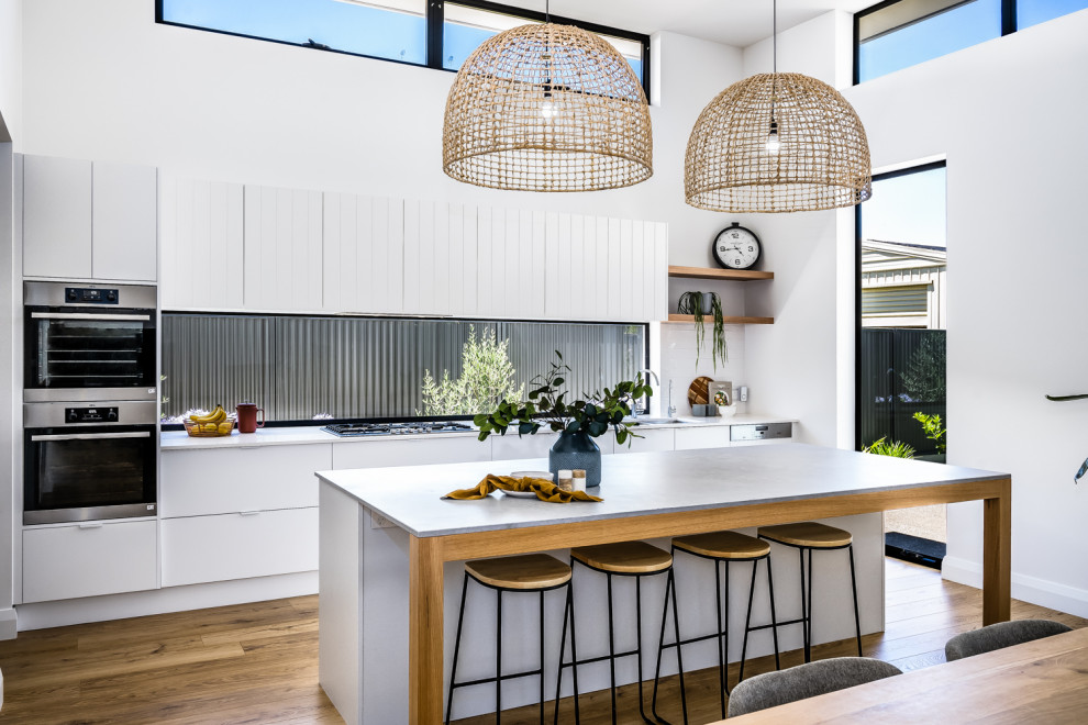 Contemporary kitchen in Adelaide.