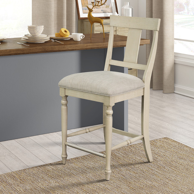 Martha Stewart Fiona Farmhouse Oak Veneer - French Country - Bar Stools ...