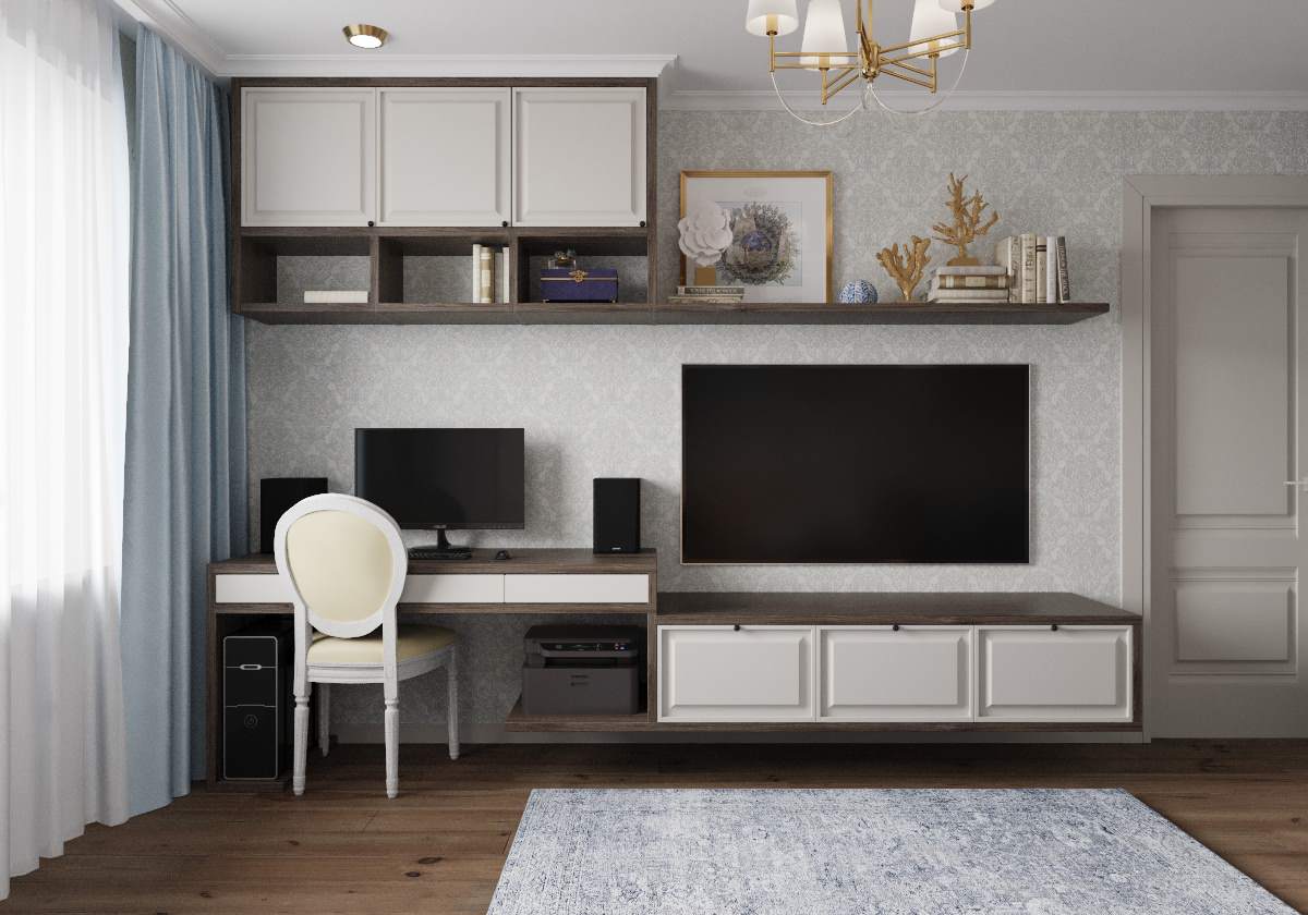 Однокомнатная квартира  34 м2