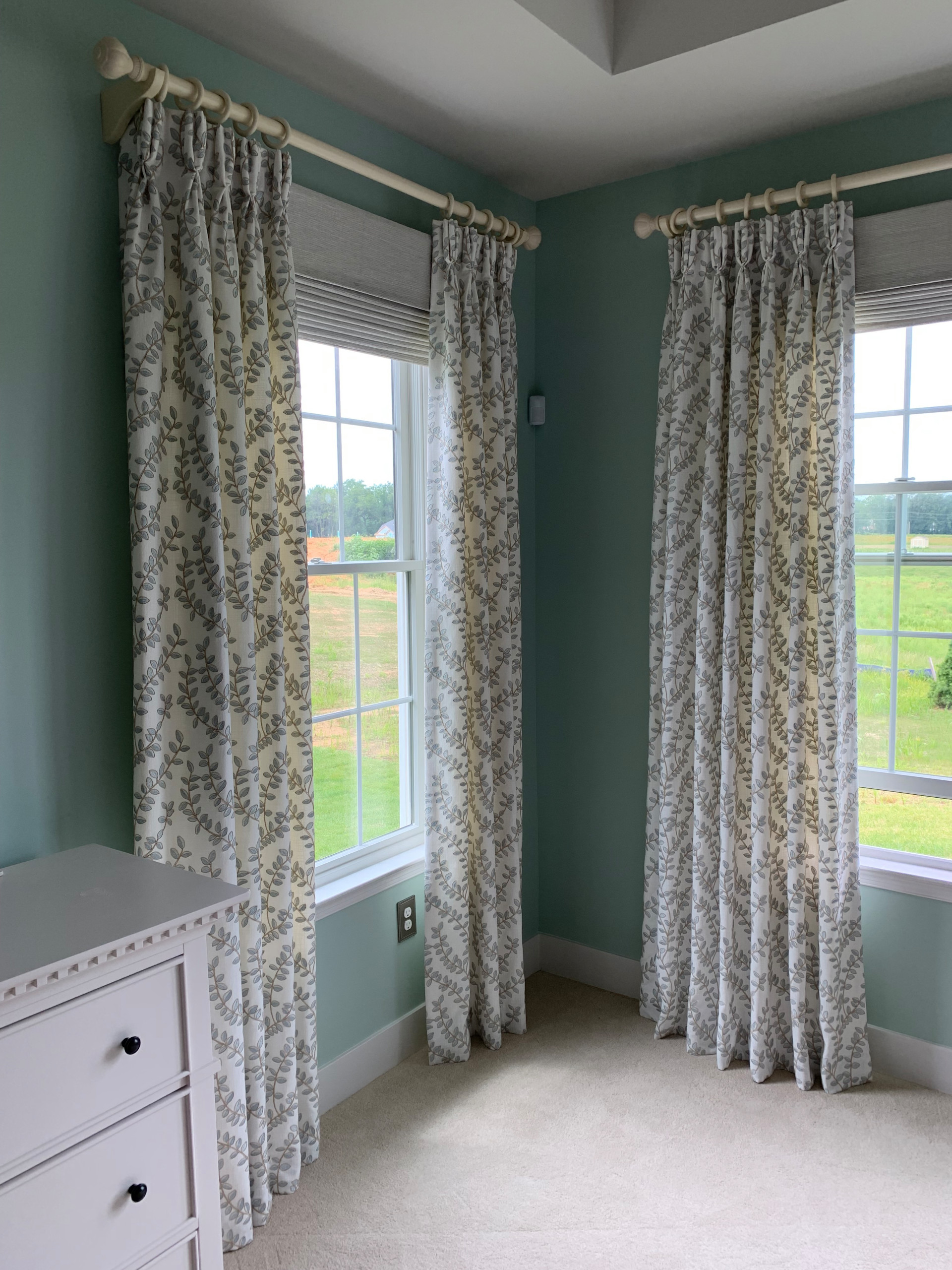 Bedroom window treatments