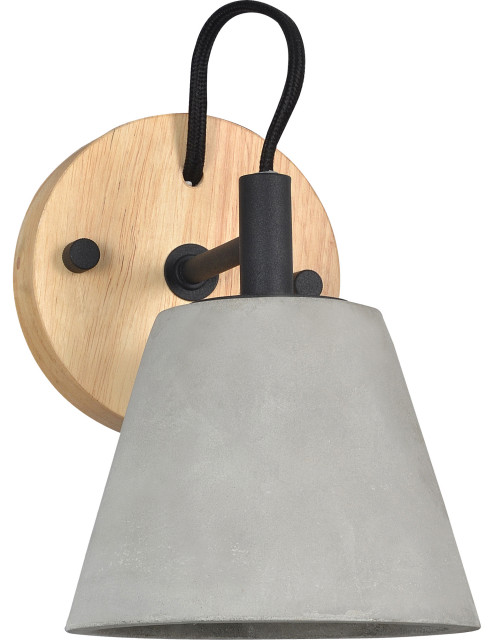 concrete wall sconce